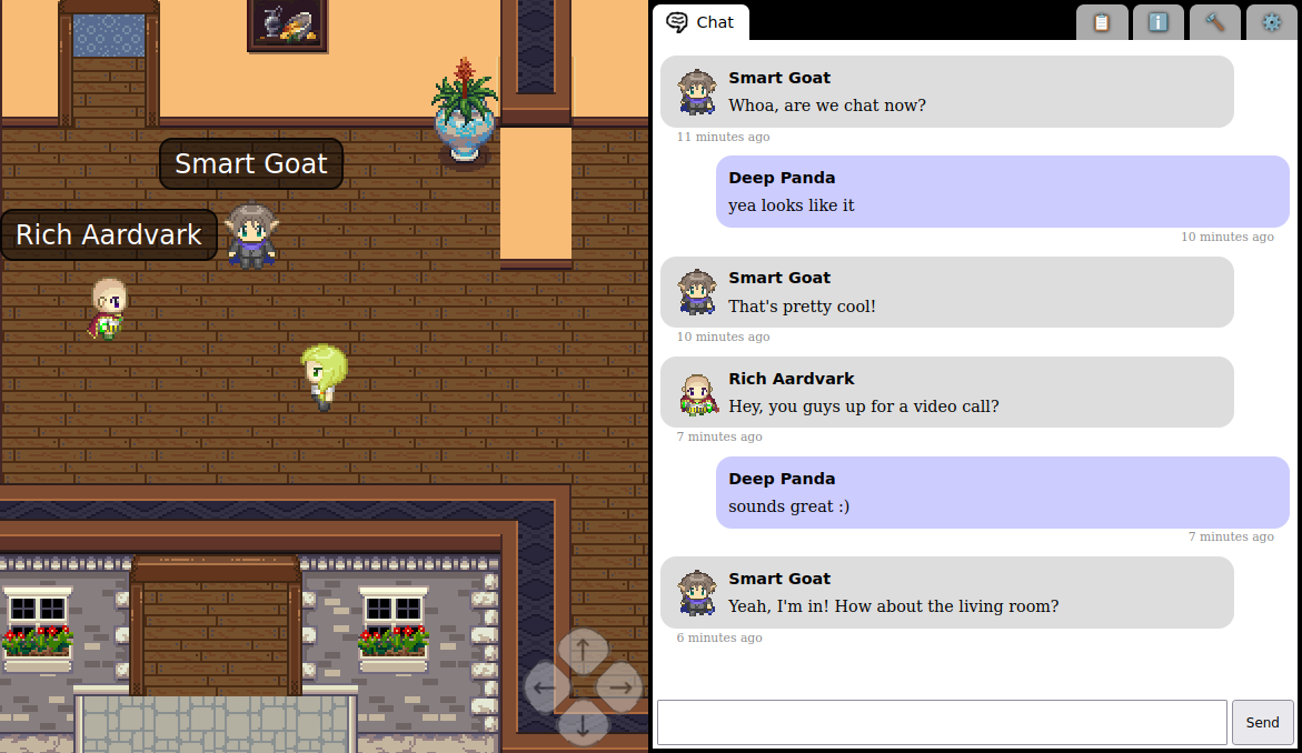 Very ordinary, unsuspicious people having a very ordinary, unsuspicious conversation.