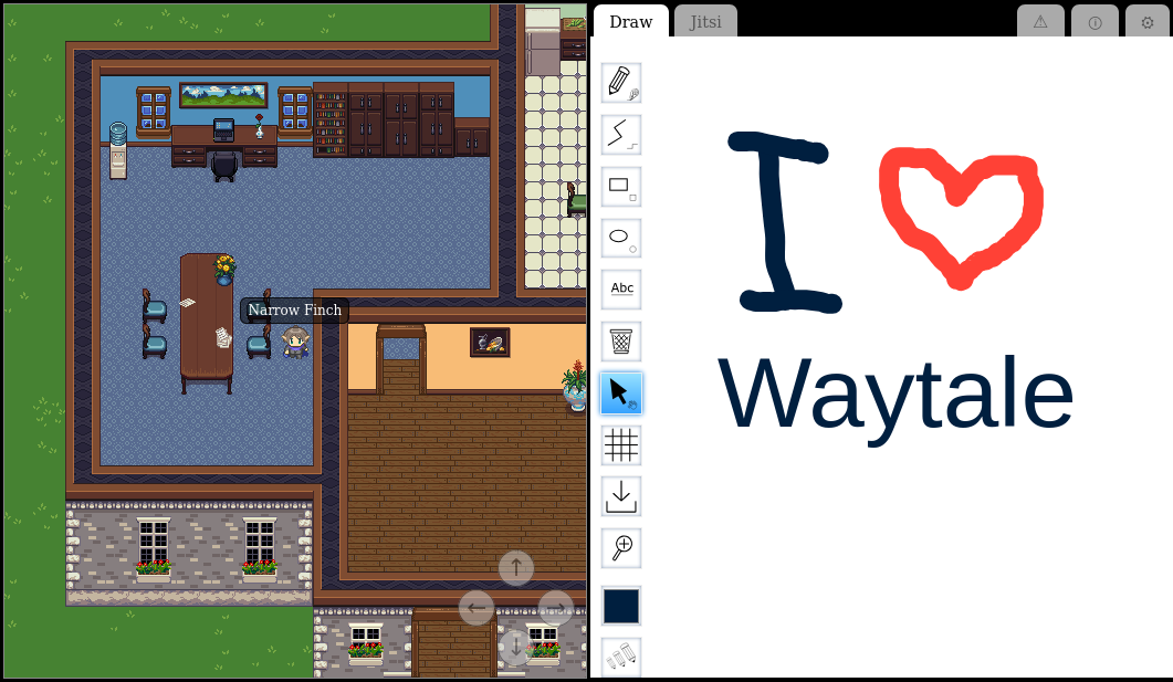 On the left you on the map, on the right context-dependent functions.